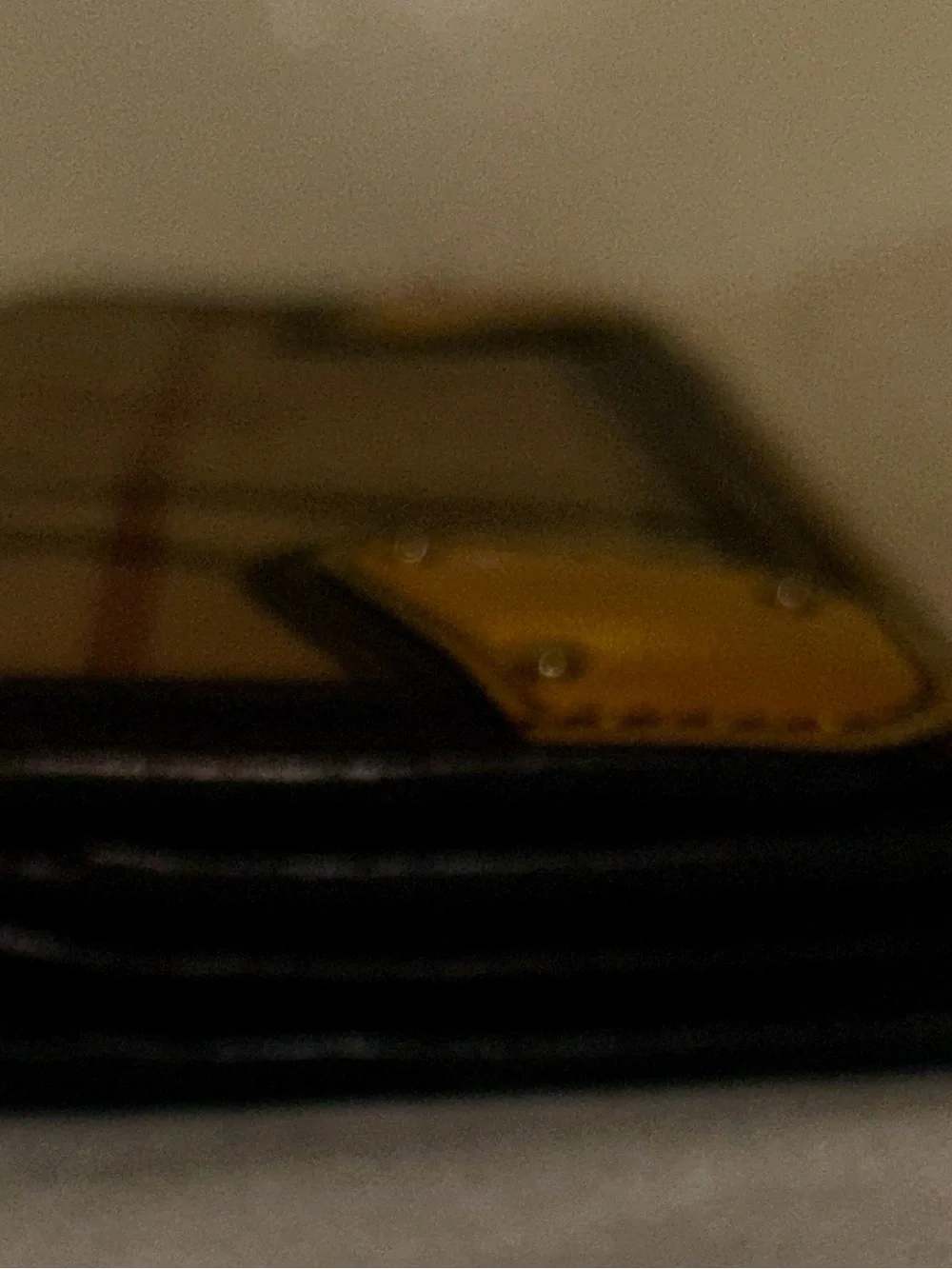 Burberry Beige Plaid Wallet with Black Trim and Gold Accents - Picture 8 of 8